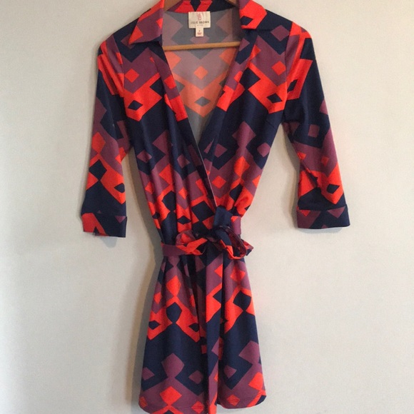 Beautiful Julie brown wrap dress - Picture 2 of 3